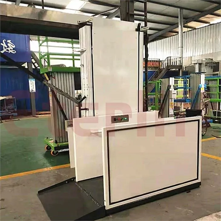 Житлові вертикальні підйомники на платформі