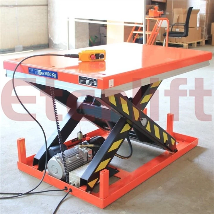 Scissor Lift Platform To Lift Material