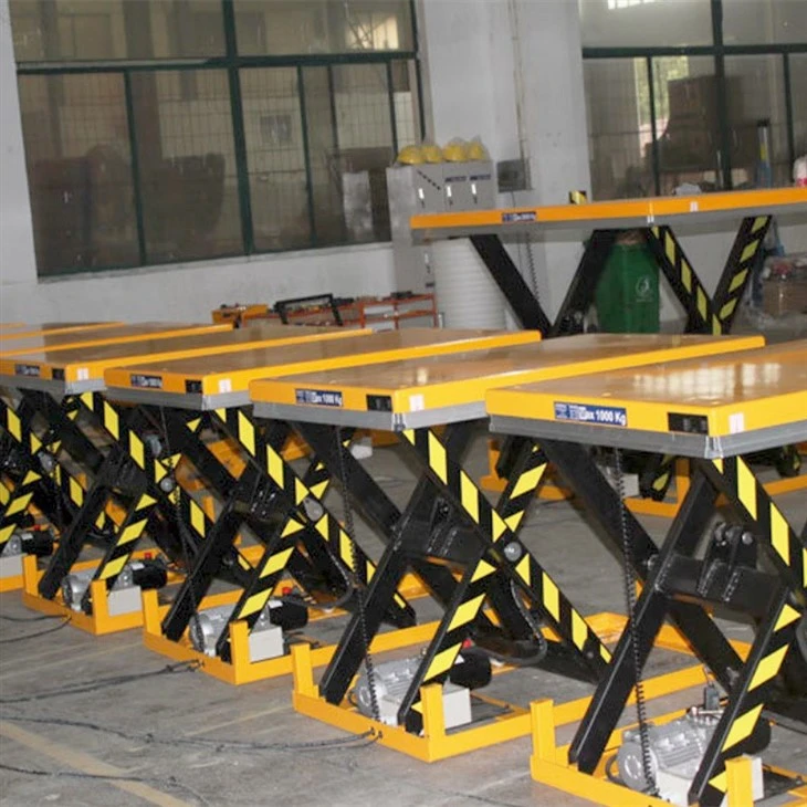 Stationary Lift Tables For Industrial Use
