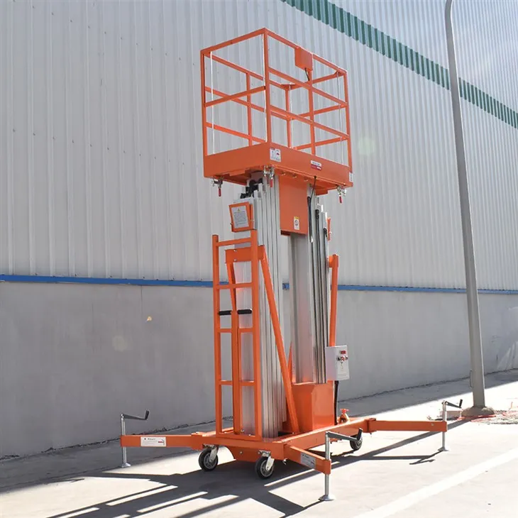 Натисніть навколо алюмінієвого підйомника щоглі